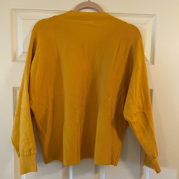 Anthropologie Saturday/Sunday Beverly Mock Neck Front Seamed Sweater - Picture 7 of 8